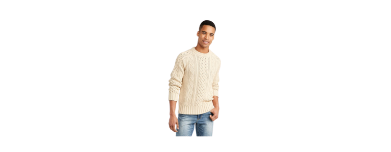 Men’s Signature Cotton Fisherman Sweater 