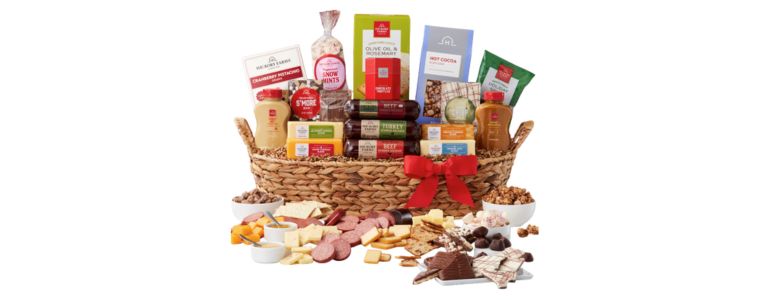 Grand Holiday Gift Basket Hickory Farms 