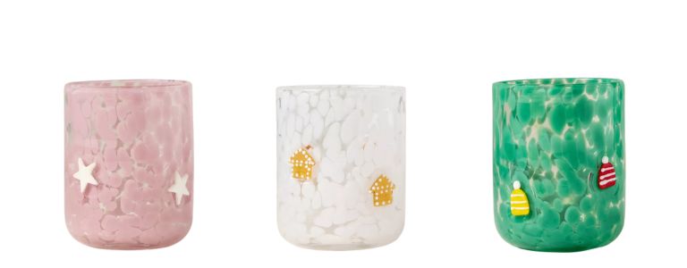 Nesting with Grace Festive Confetti Icon Juice Glass  Anthropologie 