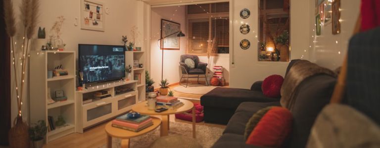 spooky movie night on Halloween