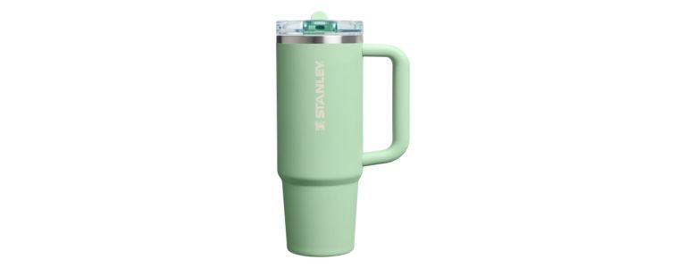 Stanley tumbler with flip straw