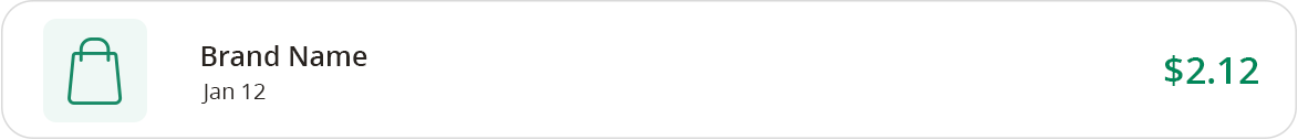 Transaction added to balance