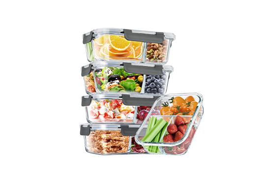 8-Pc Glass Food Storage Container Set Freebie