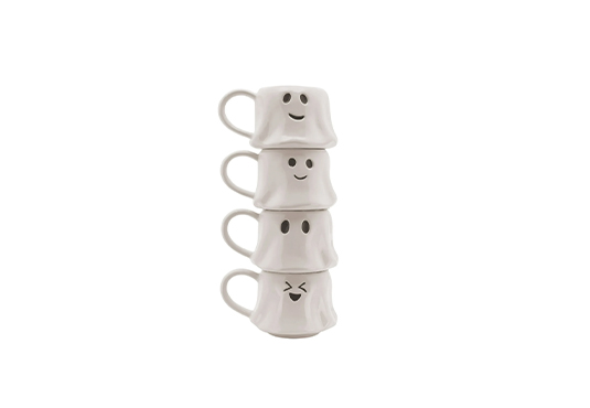 Halloween Ghost Mug Stack Freebie