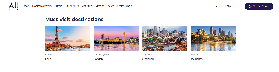 ALL - Accor Live Limitless Homepage