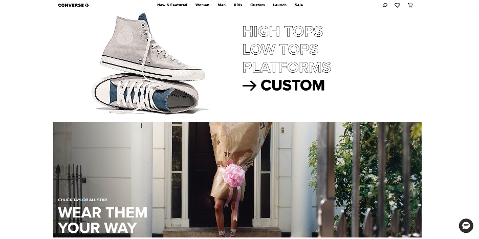 Converse Homepage