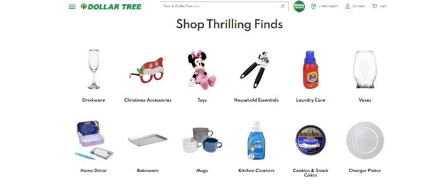 Dollar Tree Homepage