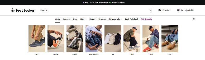 Foot Locker Men's Shoes Page