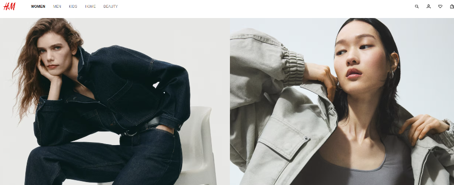 H&M Women's Clothing Page
