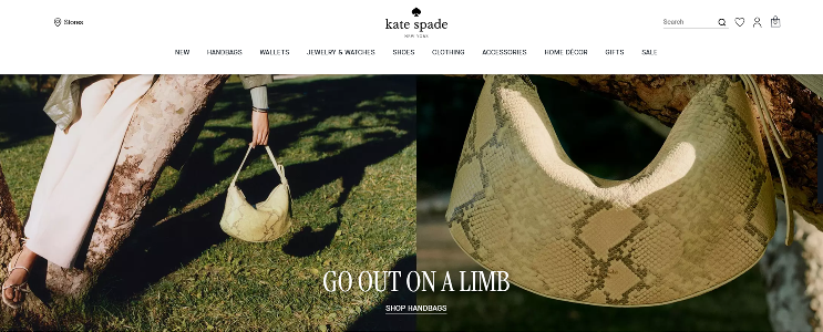 Kate Spade Homepage