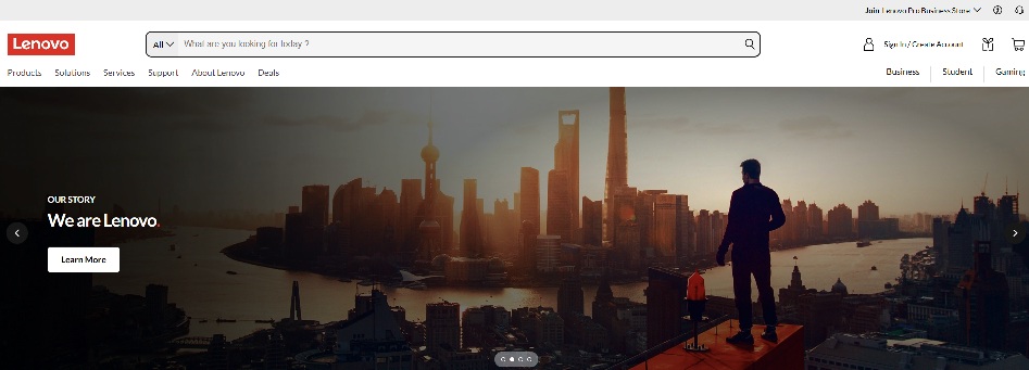 Lenovo Homepage