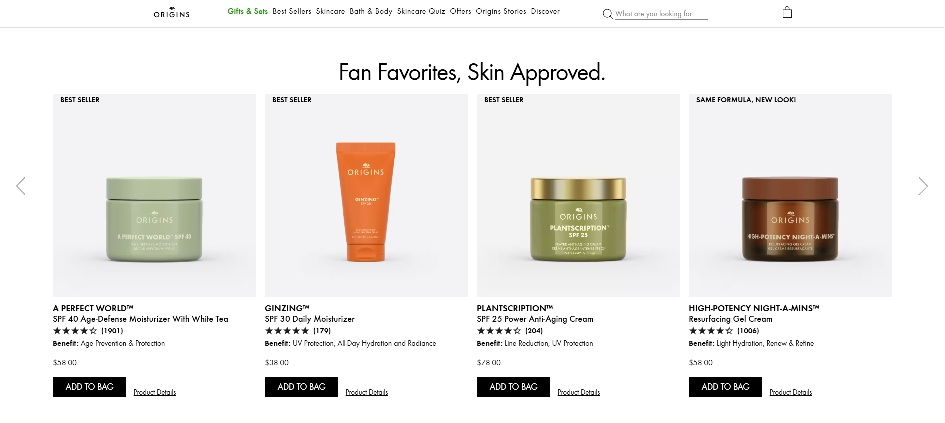 Origins Fan Favorites