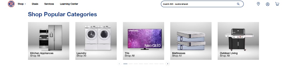 P.C. Richard & Son Homepage