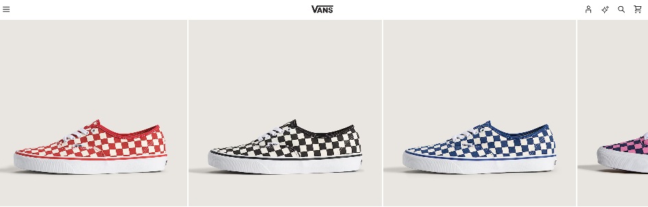 Vans Homepage
