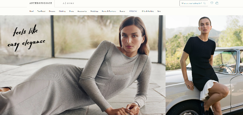 Anthropologie Homepage