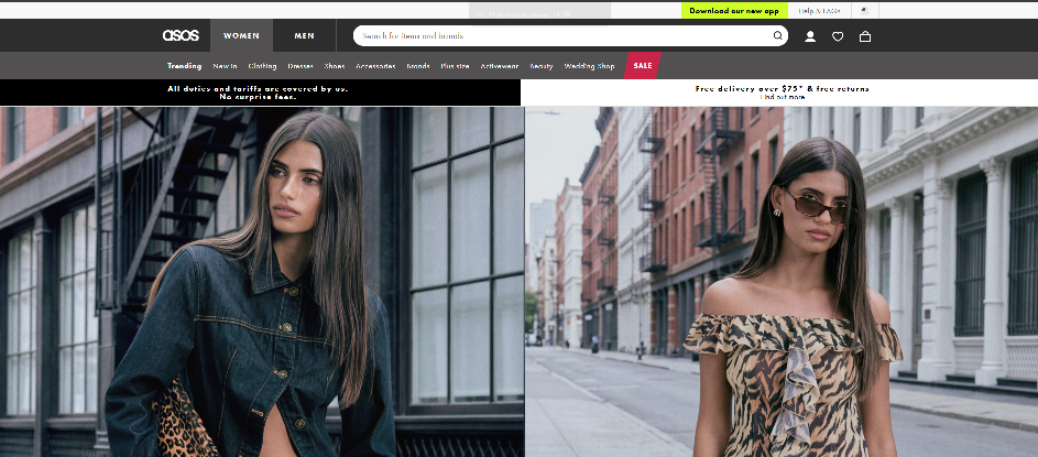 ASOS Homepage