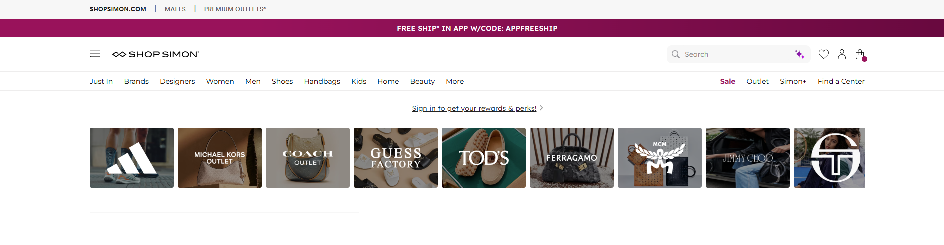 ShopSimon Homepage
