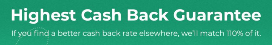 Highest Cash Back Guarantee Image