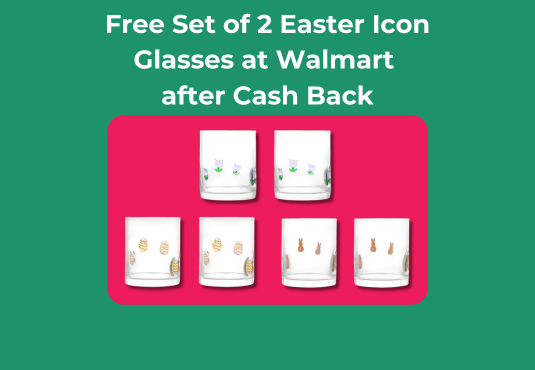 Set of 2 Easter Icon Glasses Freebie