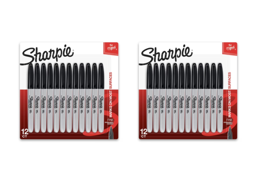 TWO 12-Packs of Sharpie Markers Freebie